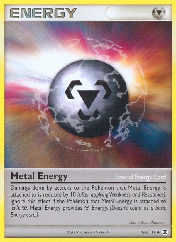 Metal Energy card in English