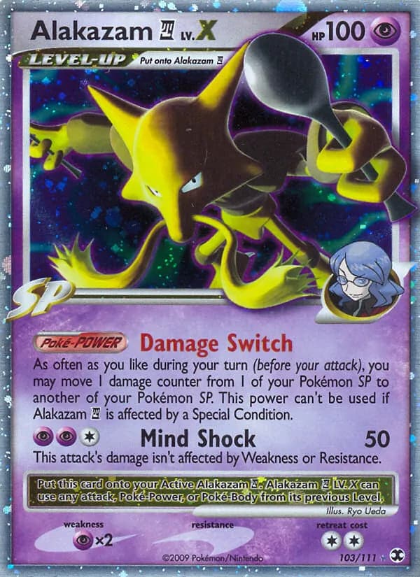 Alakazam 4 card in English