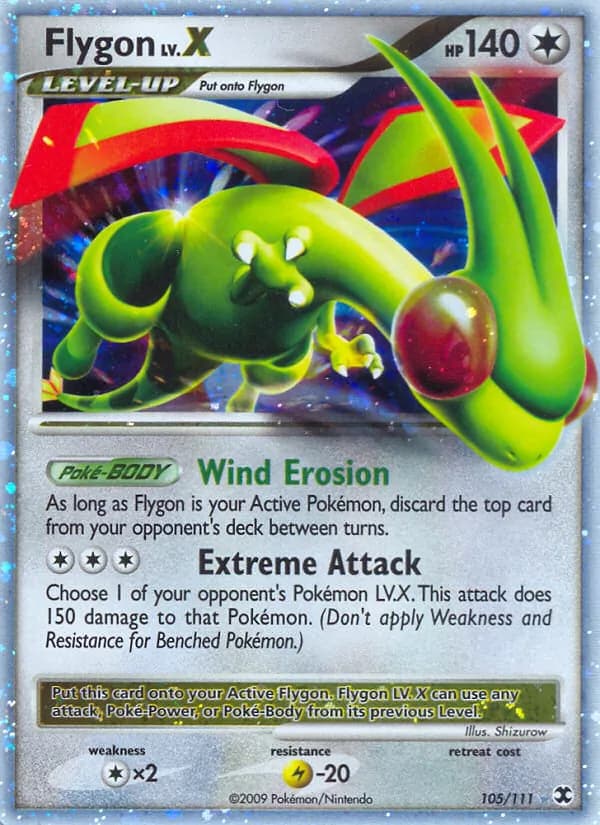 Flygon card in English