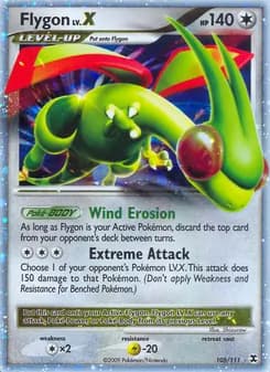 Flygon card in English