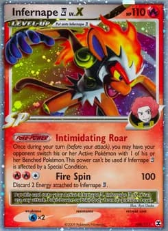 Infernape 4 card in English