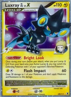 Luxray GL card in English