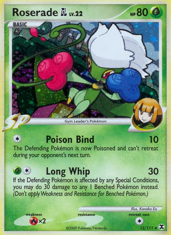 Roserade GL card in English