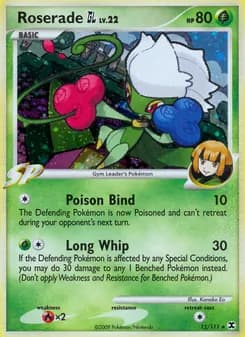 Roserade GL card in English