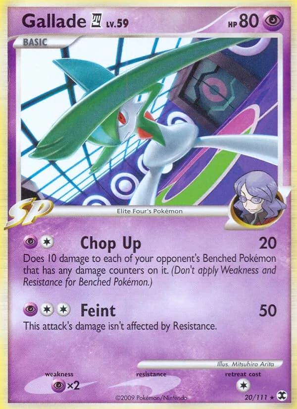 Gallade 4 card in English