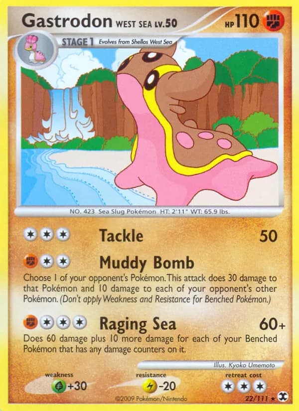 Gastrodon West Sea card in English
