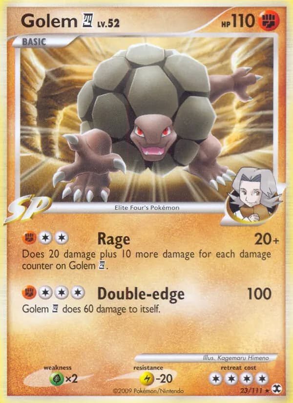 Golem 4 card in English