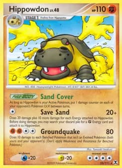 Hippowdon card in English