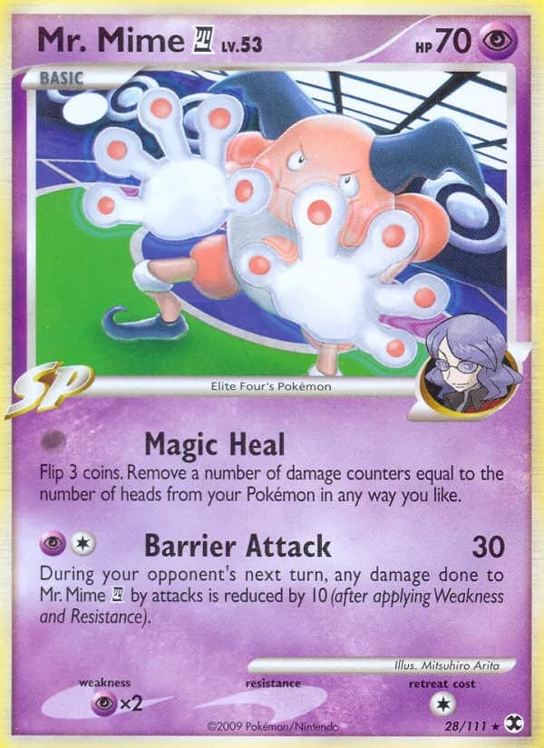 Mr. Mime 4 card in English