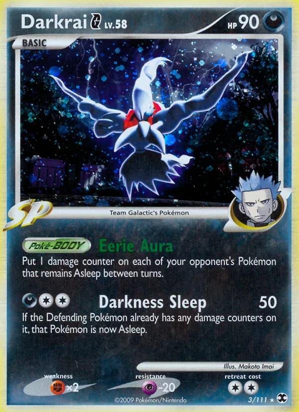 Darkrai G card in English
