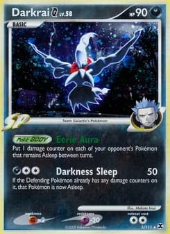 Darkrai G card in English