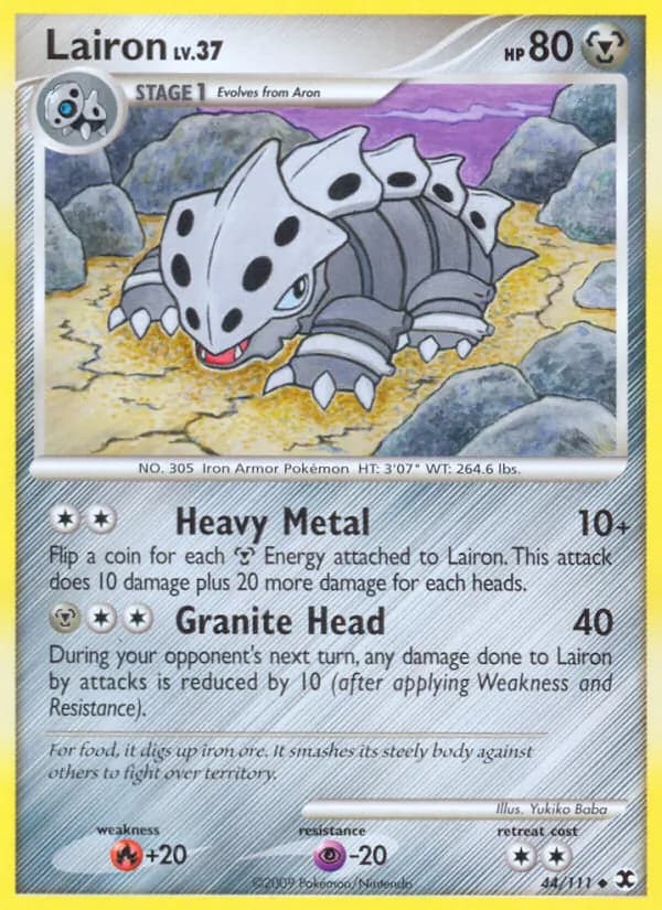 Lairon card in English