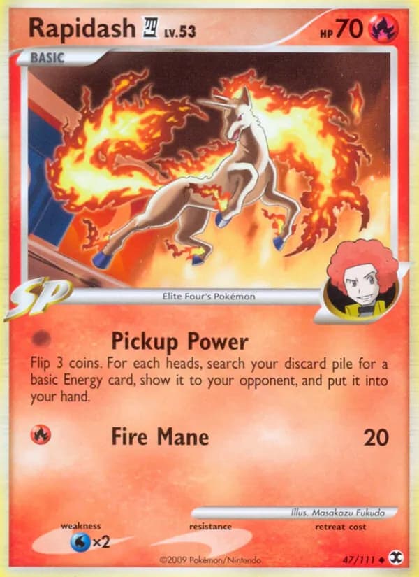 Rapidash 4 card in English