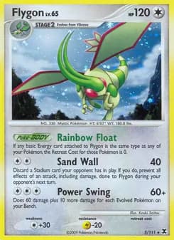 Flygon card in English