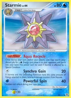 Starmie card in English