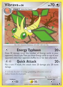 Vibrava card in English