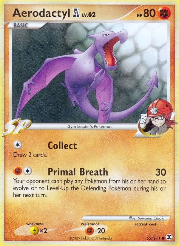 Aerodactyl GL card in English