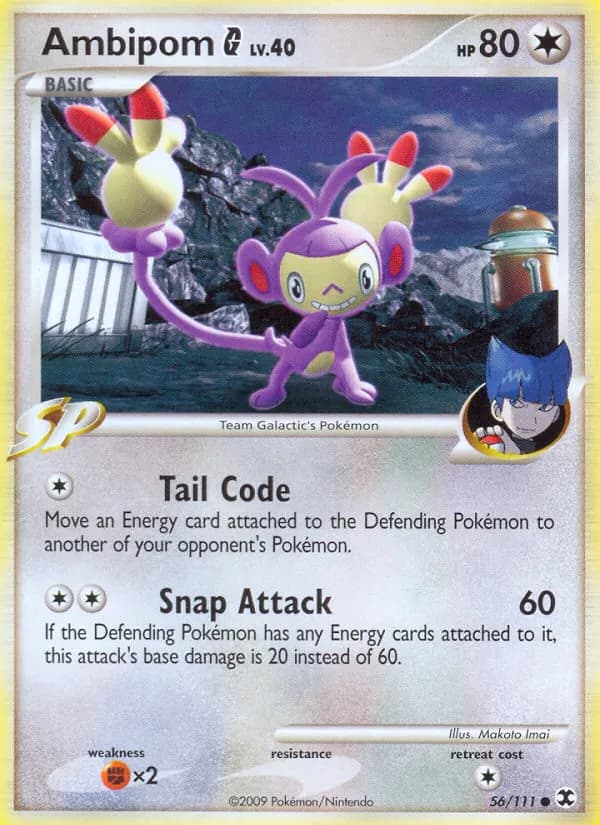 Ambipom G card in English