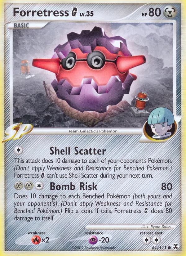 Forretress G card in English