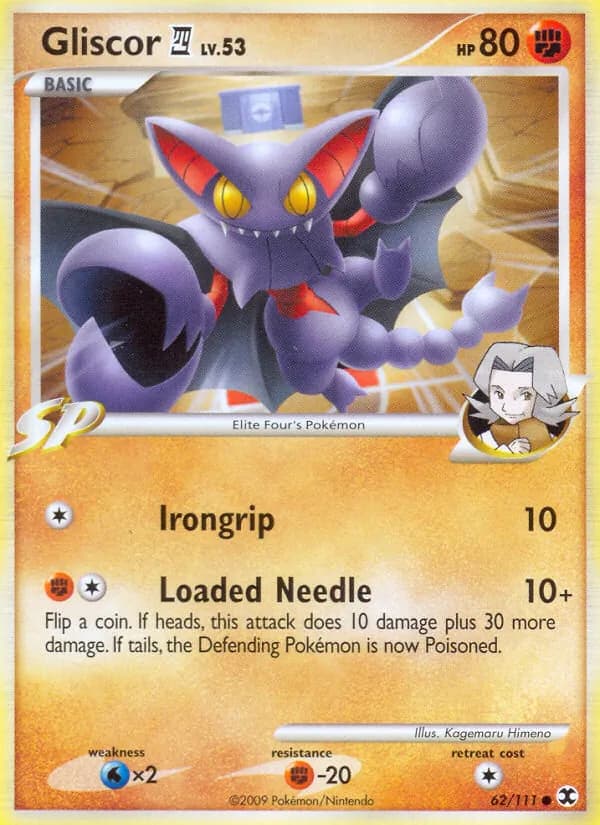 Gliscor 4 card in English