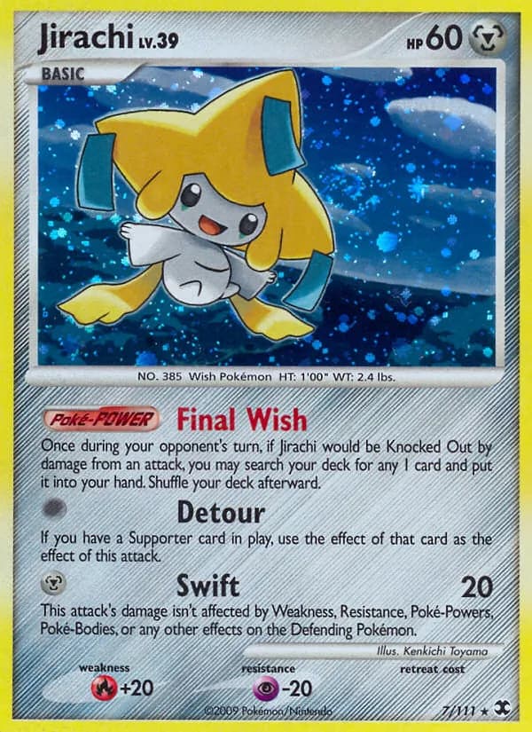 Jirachi card in English