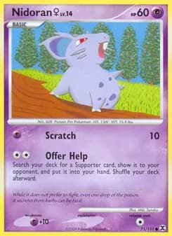 Nidoran♀ card in English