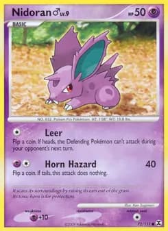 Nidoran♂ card in English