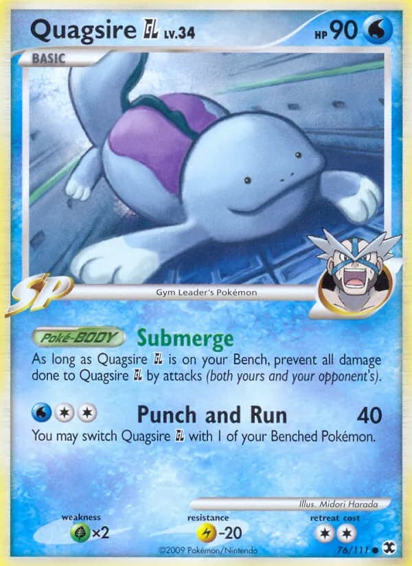 Quagsire GL card in English