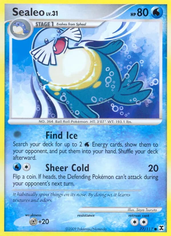 Sealeo card in English