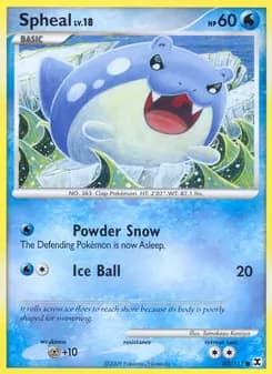 Spheal card in English