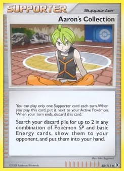Aaron's Collection card in English