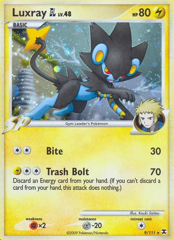 Luxray GL card in English
