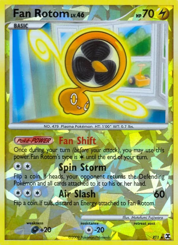 Fan Rotom card in English