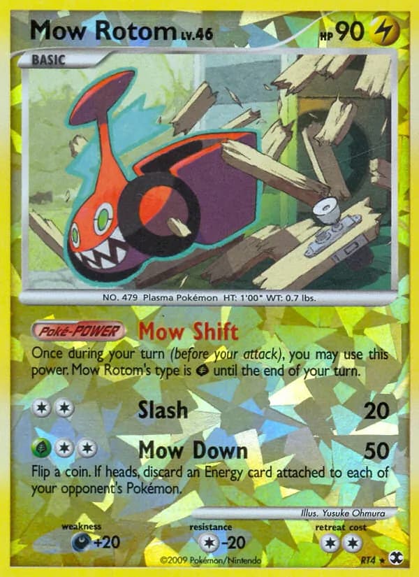 Mow Rotom card in English