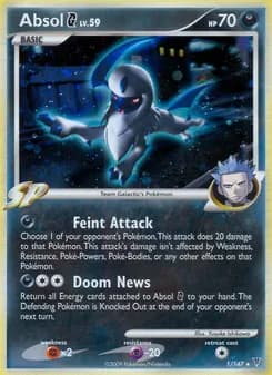 Absol G card in English