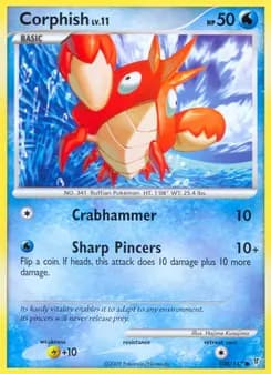 Corphish card in English
