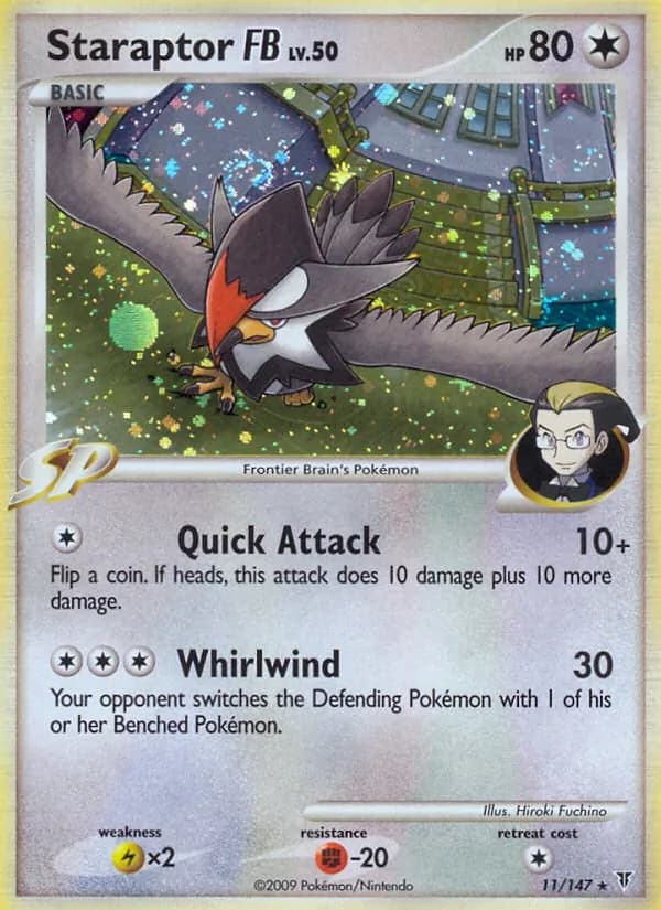 Staraptor FB card in English