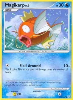 Magikarp card in English