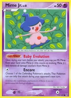 Mime Jr. card in English