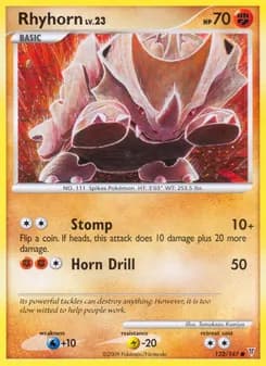 Rhyhorn card in English