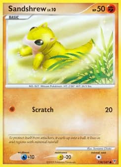 Sandshrew card in English