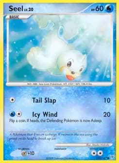 Seel card in English