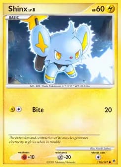 Shinx card in English