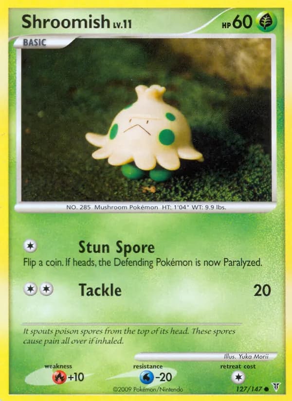 Shroomish card in English