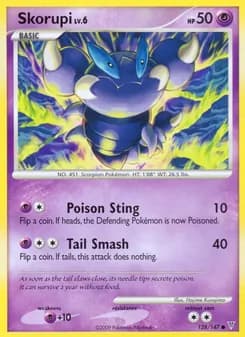 Skorupi card in English
