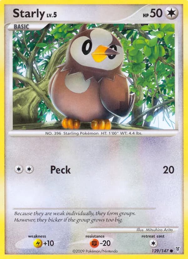 Starly card in English