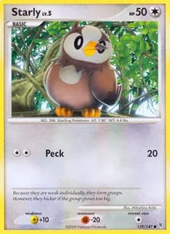 Starly card in English