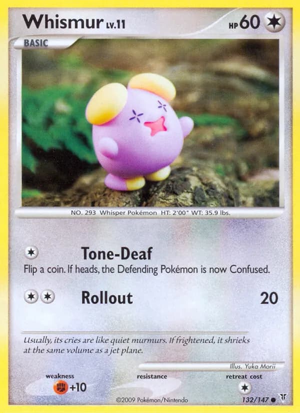 Whismur card in English