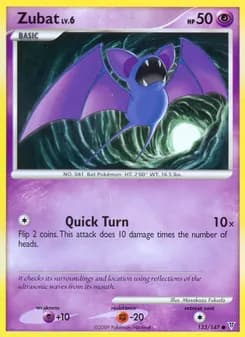 Zubat card in English