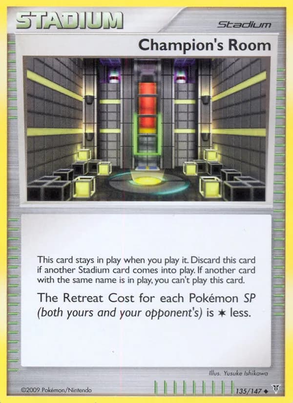 Champion's Room card in English